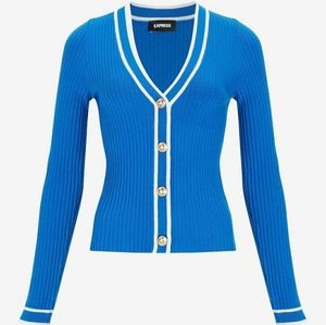 Blue Faux button sweater and Black Faux button sweater